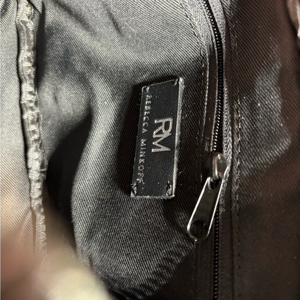 Rebecca Minkoff Quilted Studded Vegan Leather Crossbody Bag - Picture 5 of 6